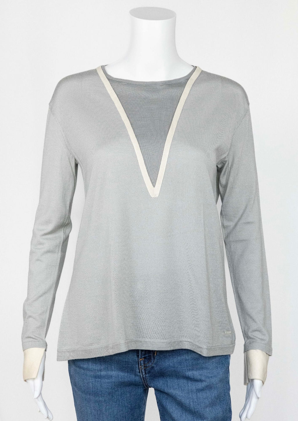 Akris Grey Top - Reloved - Timeless Styles