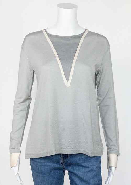 Akris Grey Top - Reloved - Timeless Styles