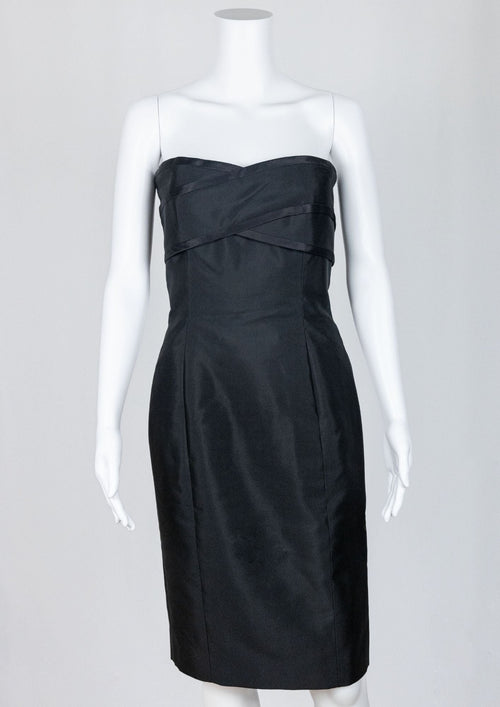Amanda Wakeley Black Off - Shoulder Dress - Reloved - Timeless Styles