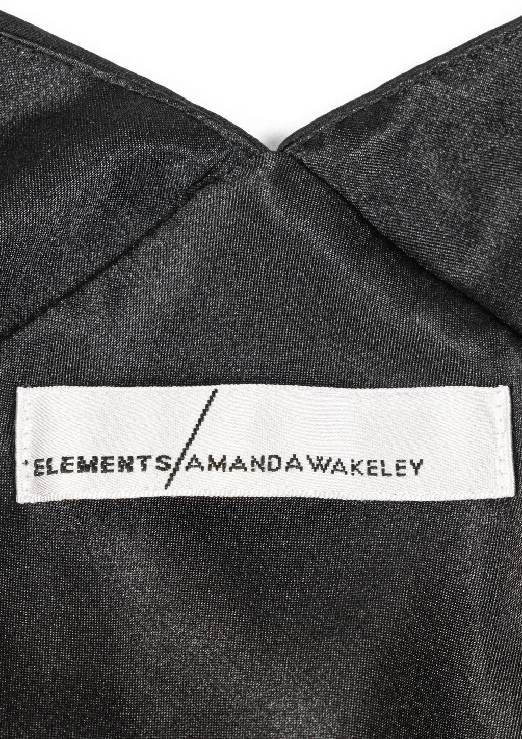 Amanda Wakeley Black Spaghetti Strap Gown - Reloved - Timeless Styles