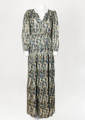 ba&sh Metallic Print Maxi Dress - Reloved - Timeless Styles
