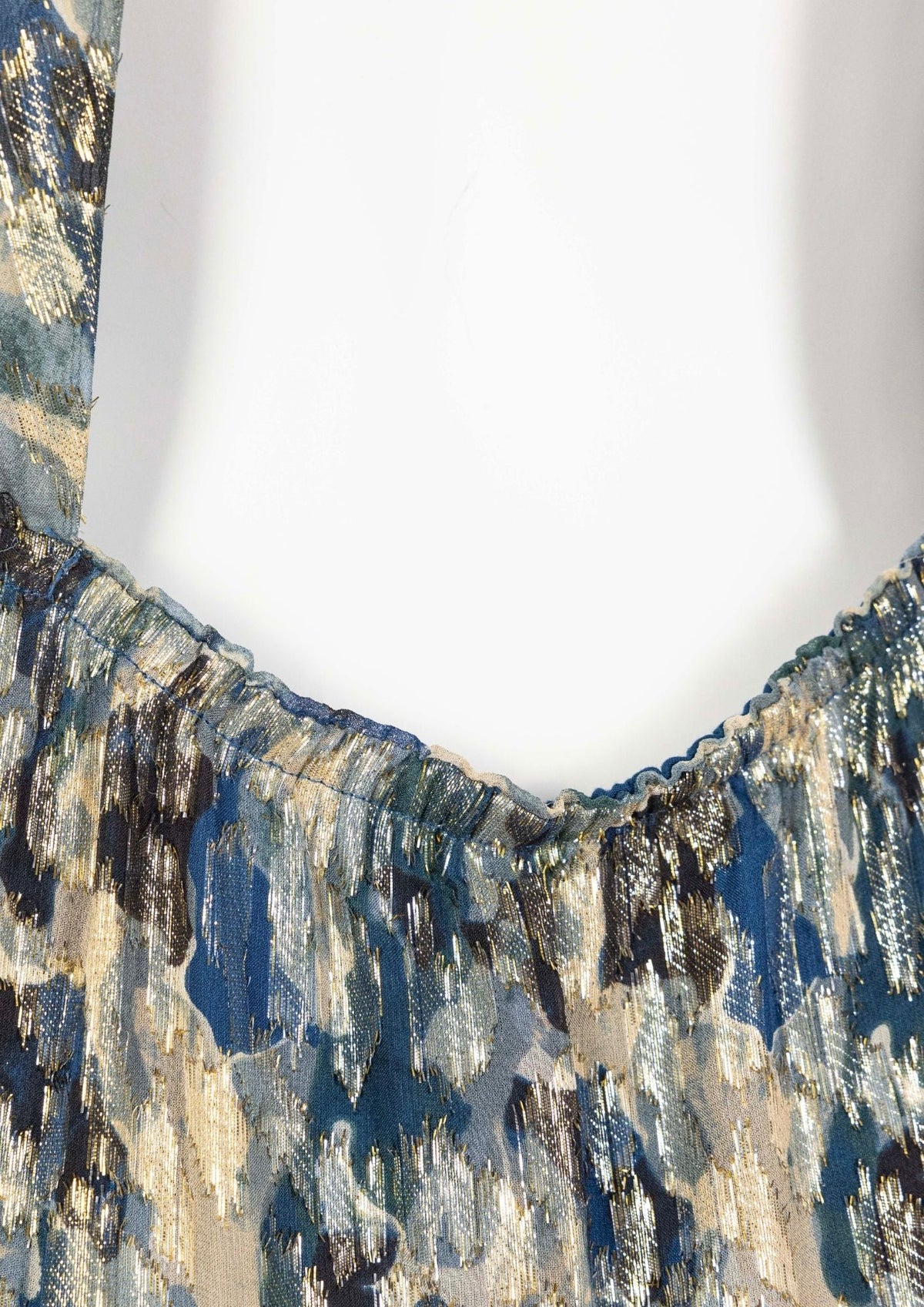 ba&sh Metallic Print Maxi Dress - Reloved - Timeless Styles