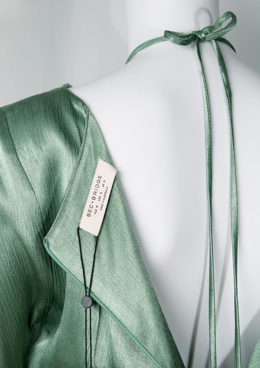 Bec + Bridge Metallic Green Dress - Reloved - Timeless Styles