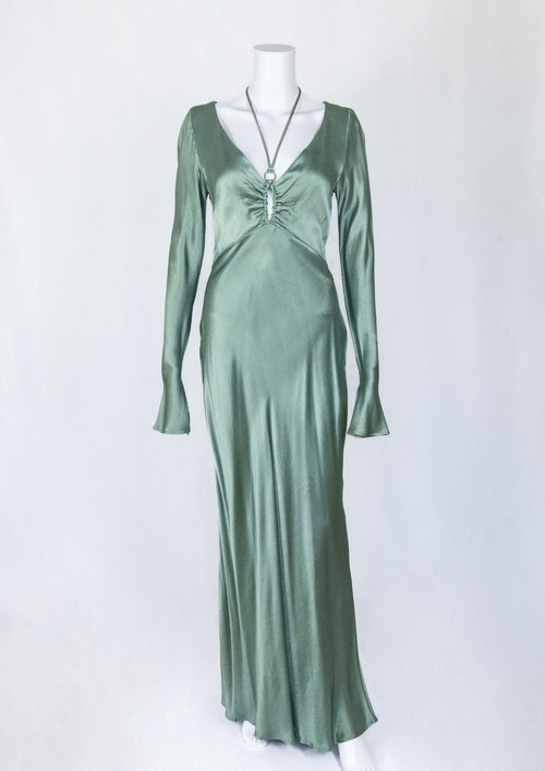 Bec + Bridge Metallic Green Dress - Reloved - Timeless Styles