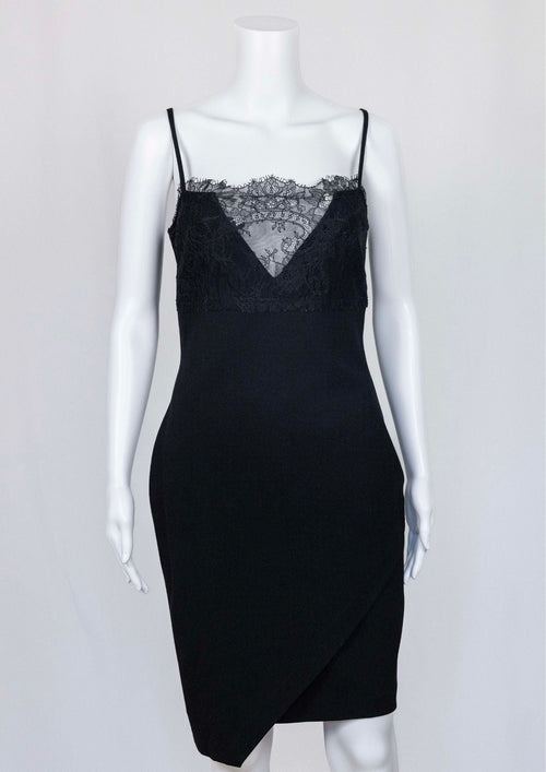 Black Lace Slip Dress - Reloved - Timeless Styles