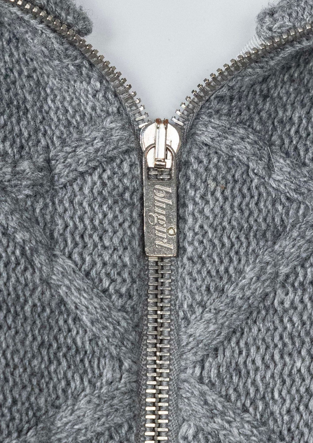 Blugirl Blumarine Grey Knit Coat - Reloved - Timeless Styles