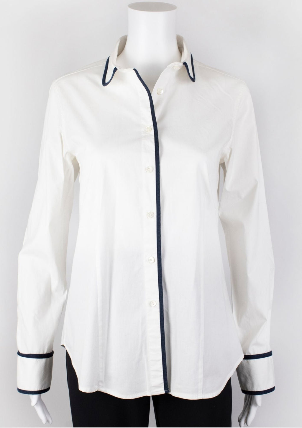 Burberry White Button - Down Shirt - Reloved - Timeless Styles