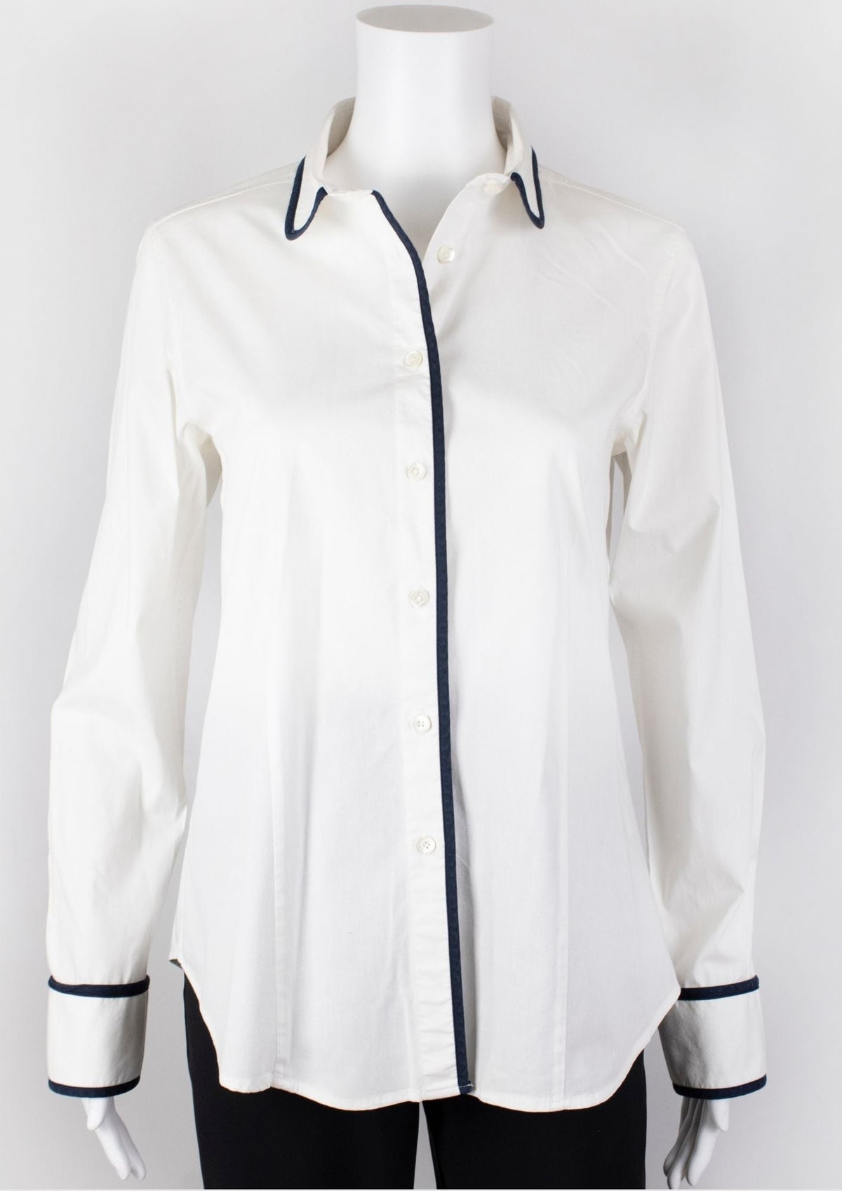 Burberry White Button - Down Shirt - Reloved - Timeless Styles