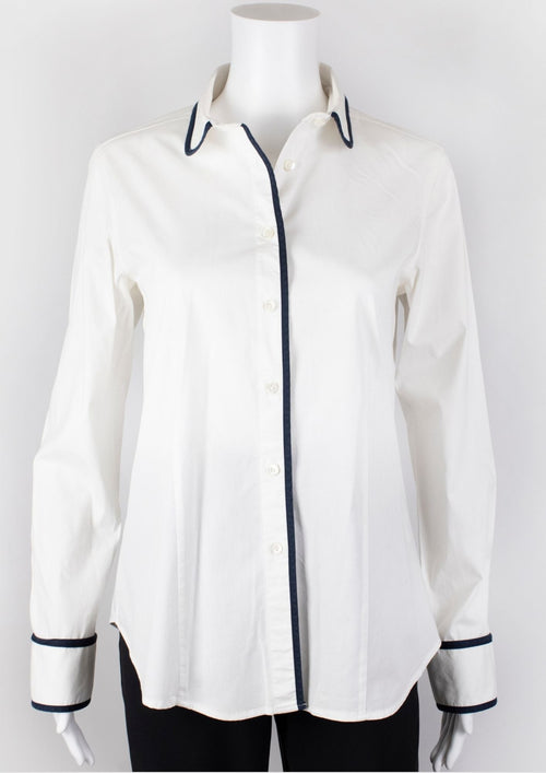 Burberry White Button - Down Shirt - Reloved - Timeless Styles