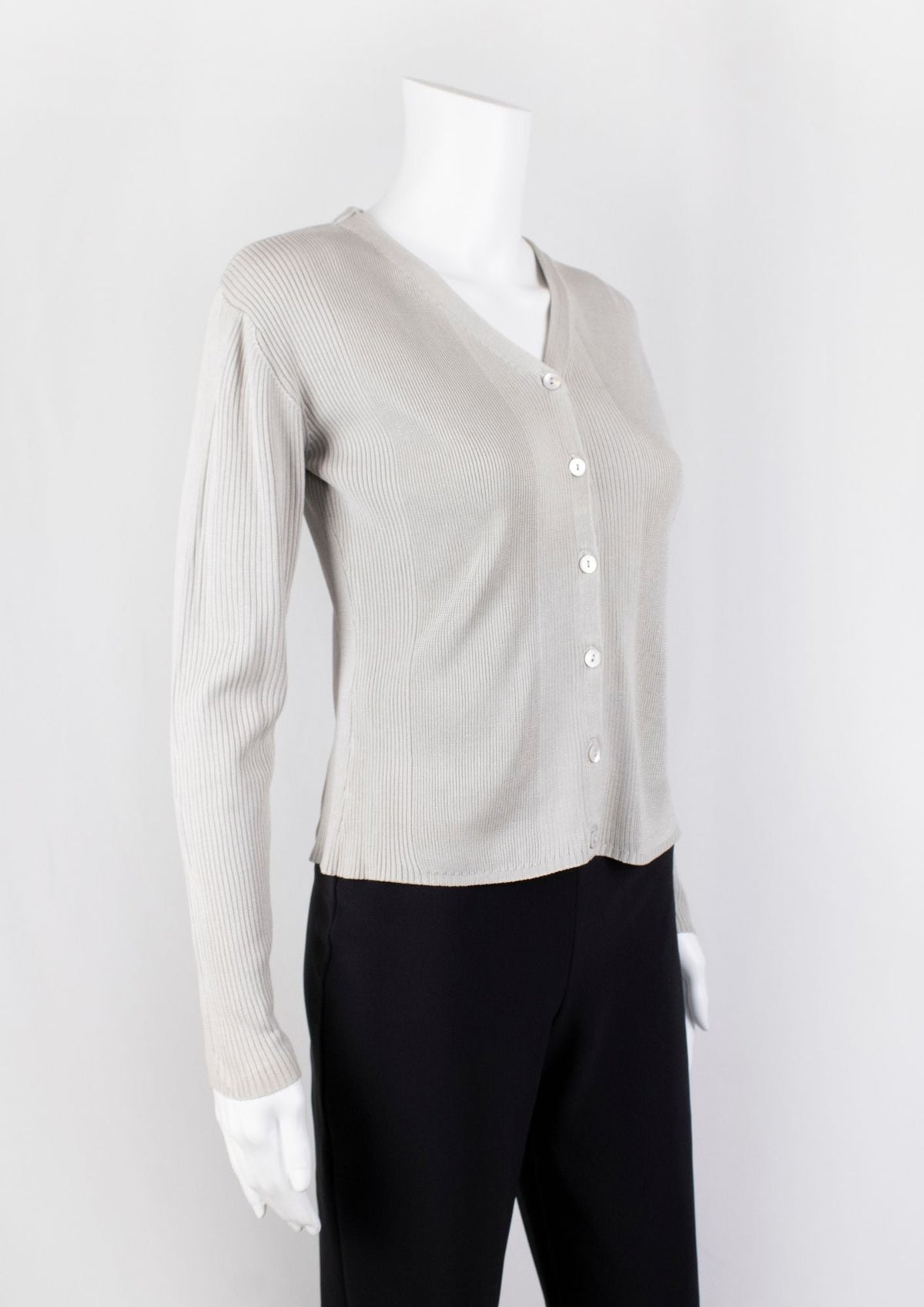 Cerruti 1881 Ribbed Cardigan - Reloved - Timeless Styles
