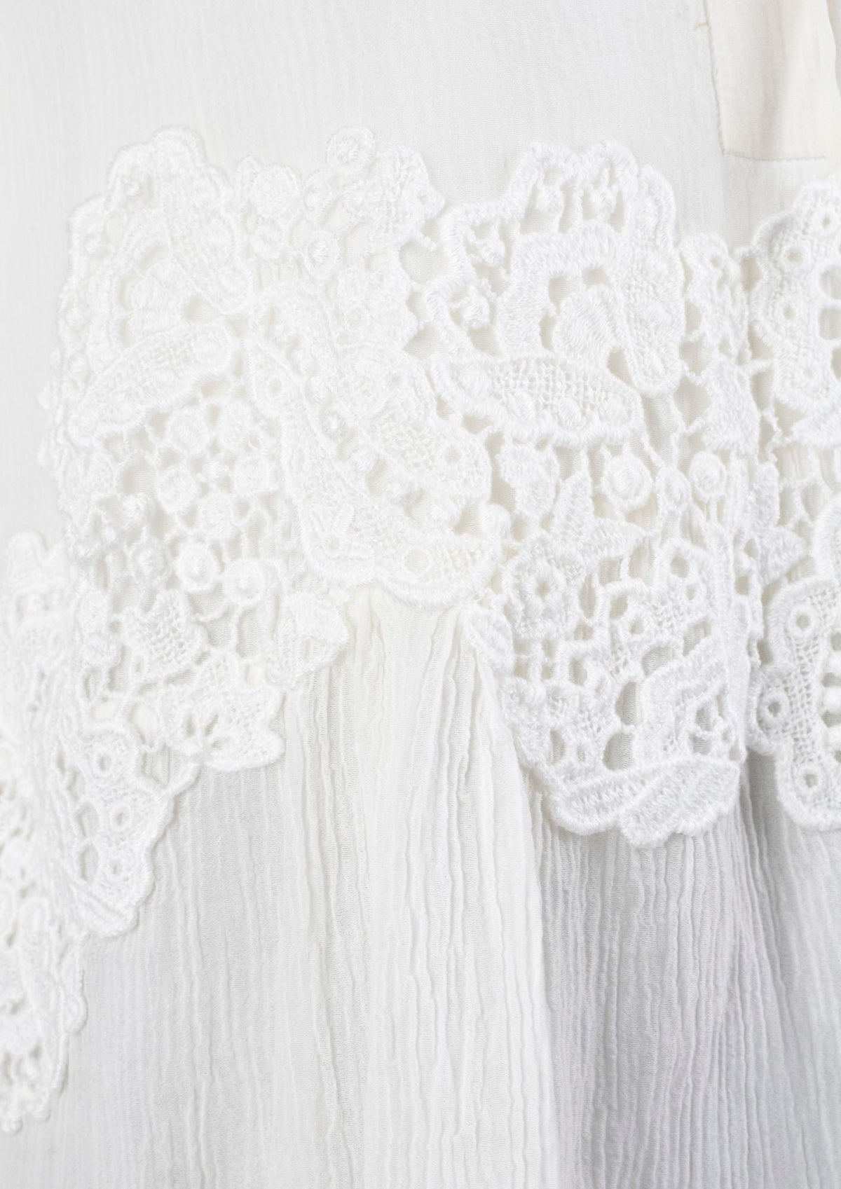 Chloé Embroidered Lace Top - Reloved - Timeless Styles