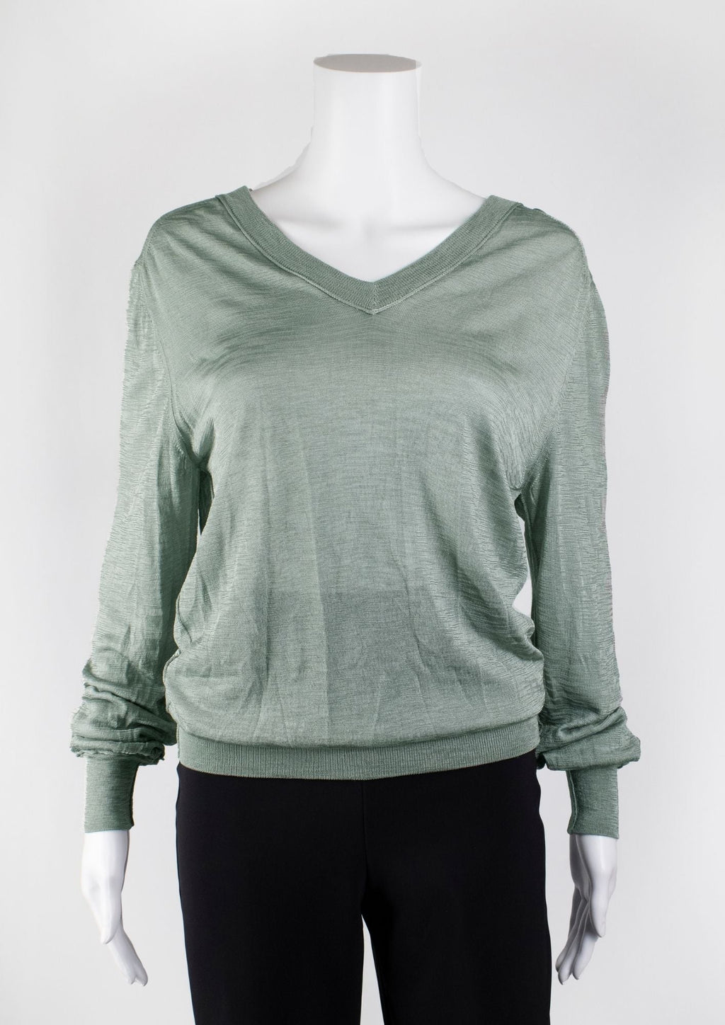 D&G Sage Green Knit Top - Reloved - Timeless Styles