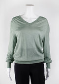 D&G Sage Green Knit Top - Reloved - Timeless Styles