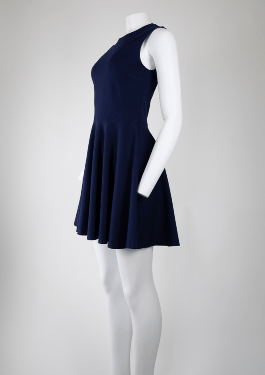 Diane von Furstenberg Fit - and - Flare Navy Dress - Reloved - Timeless Styles