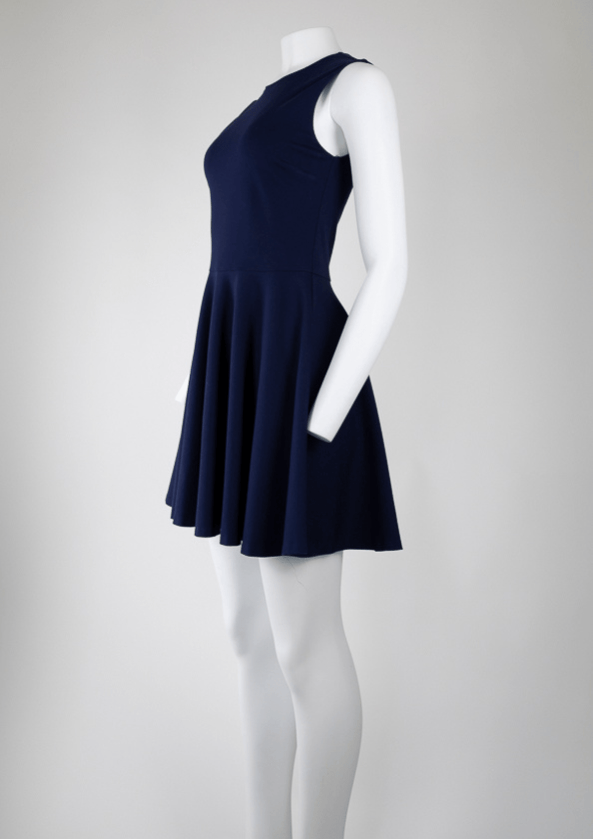 Diane von Furstenberg Fit - and - Flare Navy Dress - Reloved - Timeless Styles