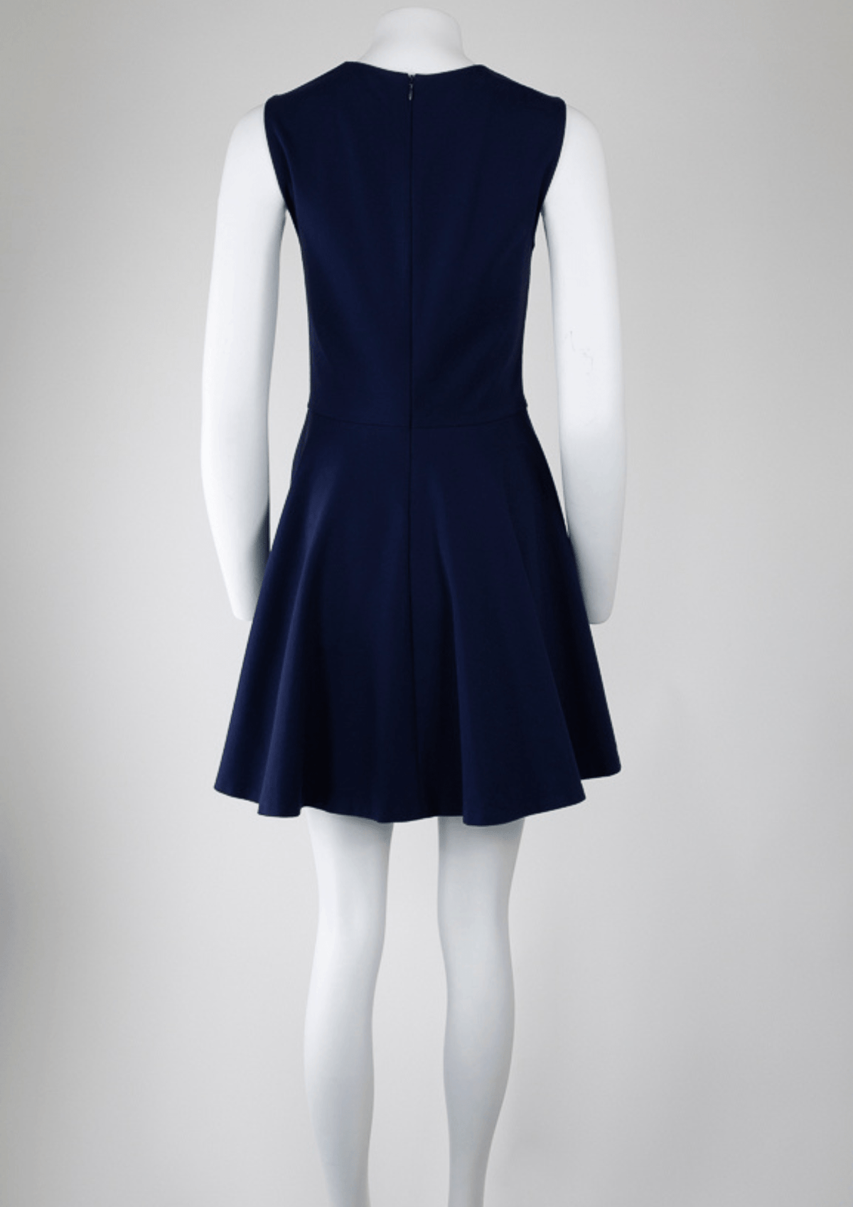 Diane von Furstenberg Fit - and - Flare Navy Dress - Reloved - Timeless Styles
