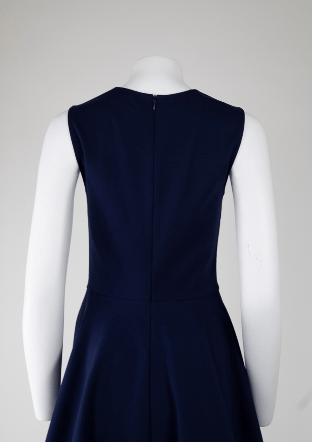 Diane von Furstenberg Fit - and - Flare Navy Dress - Reloved - Timeless Styles