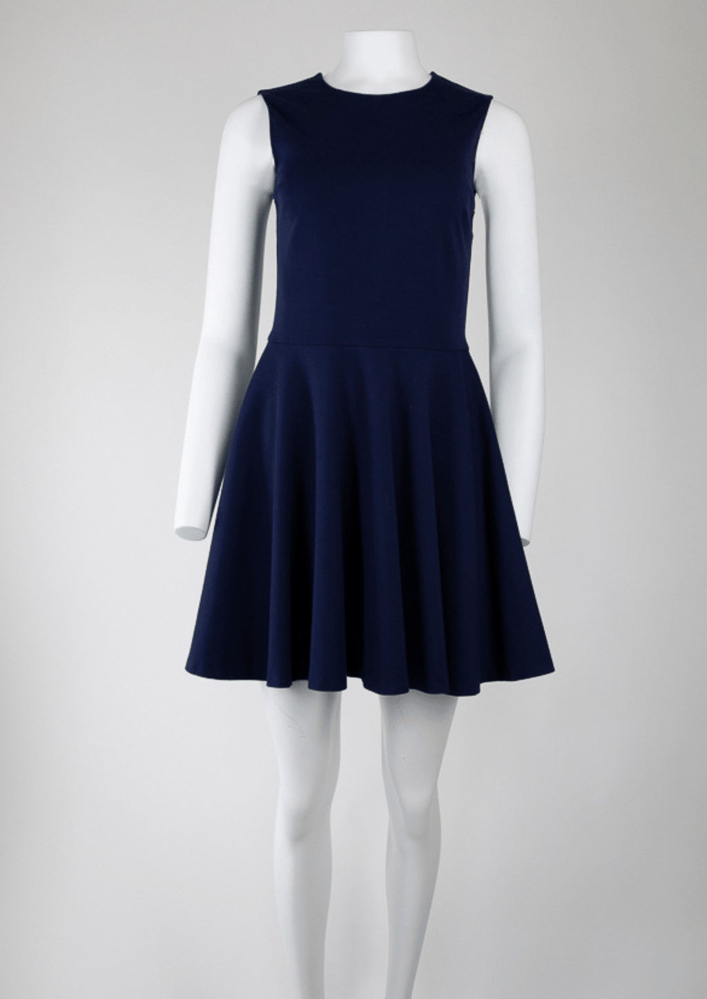 Diane von Furstenberg Fit - and - Flare Navy Dress - Reloved - Timeless Styles