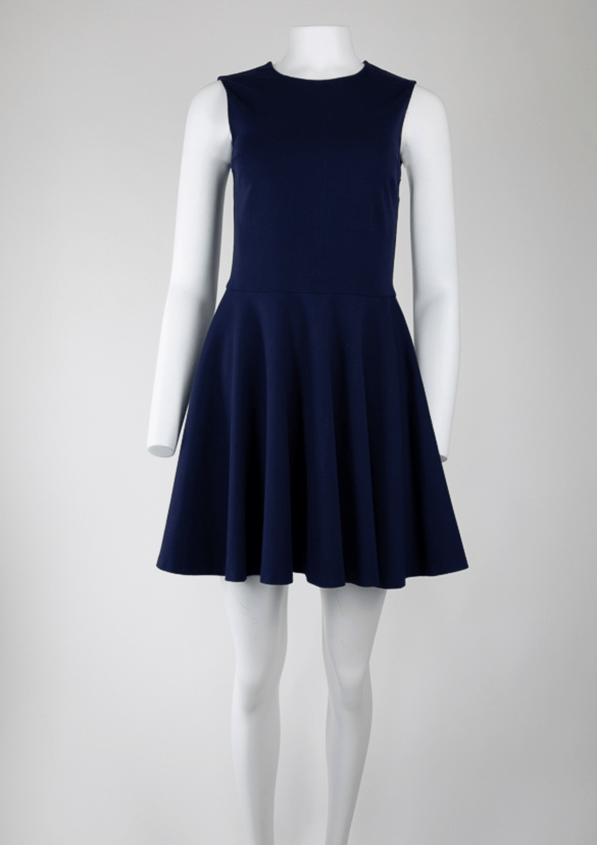 Diane von Furstenberg Fit - and - Flare Navy Dress - Reloved - Timeless Styles