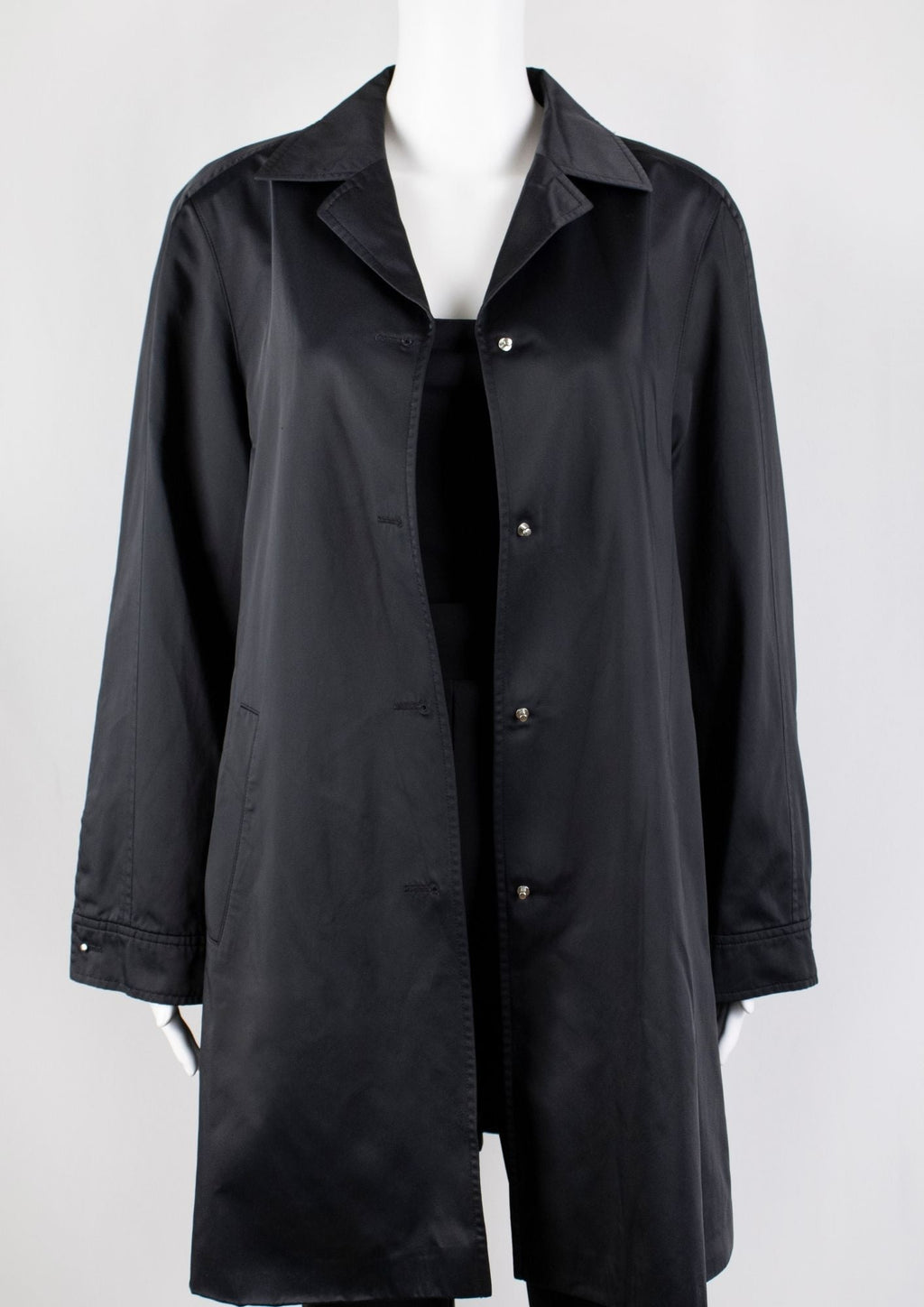 Escada Black Button - Up Coat - Reloved - Timeless Styles