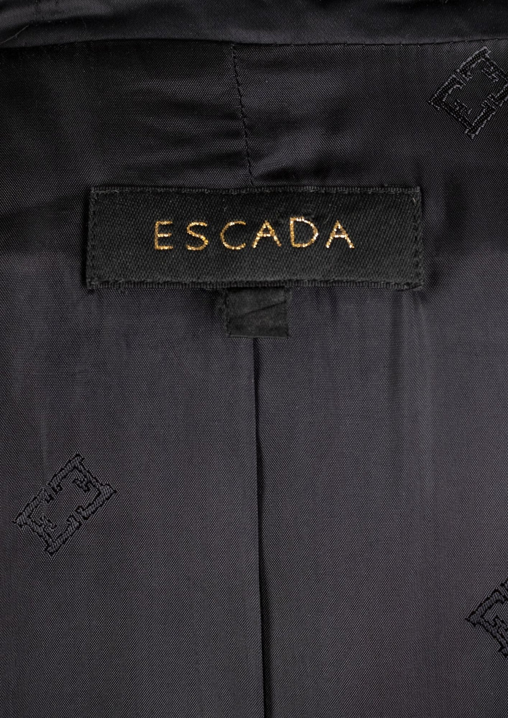 Escada Black Button - Up Coat - Reloved - Timeless Styles