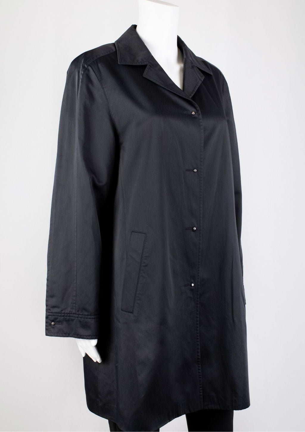 Escada Black Button - Up Coat - Reloved - Timeless Styles