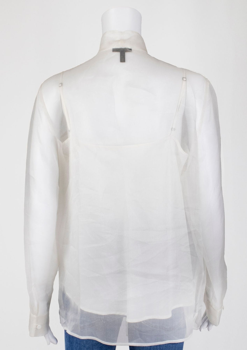 Escada White Sheer Top - Reloved - Timeless Styles
