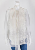 Escada White Sheer Top - Reloved - Timeless Styles