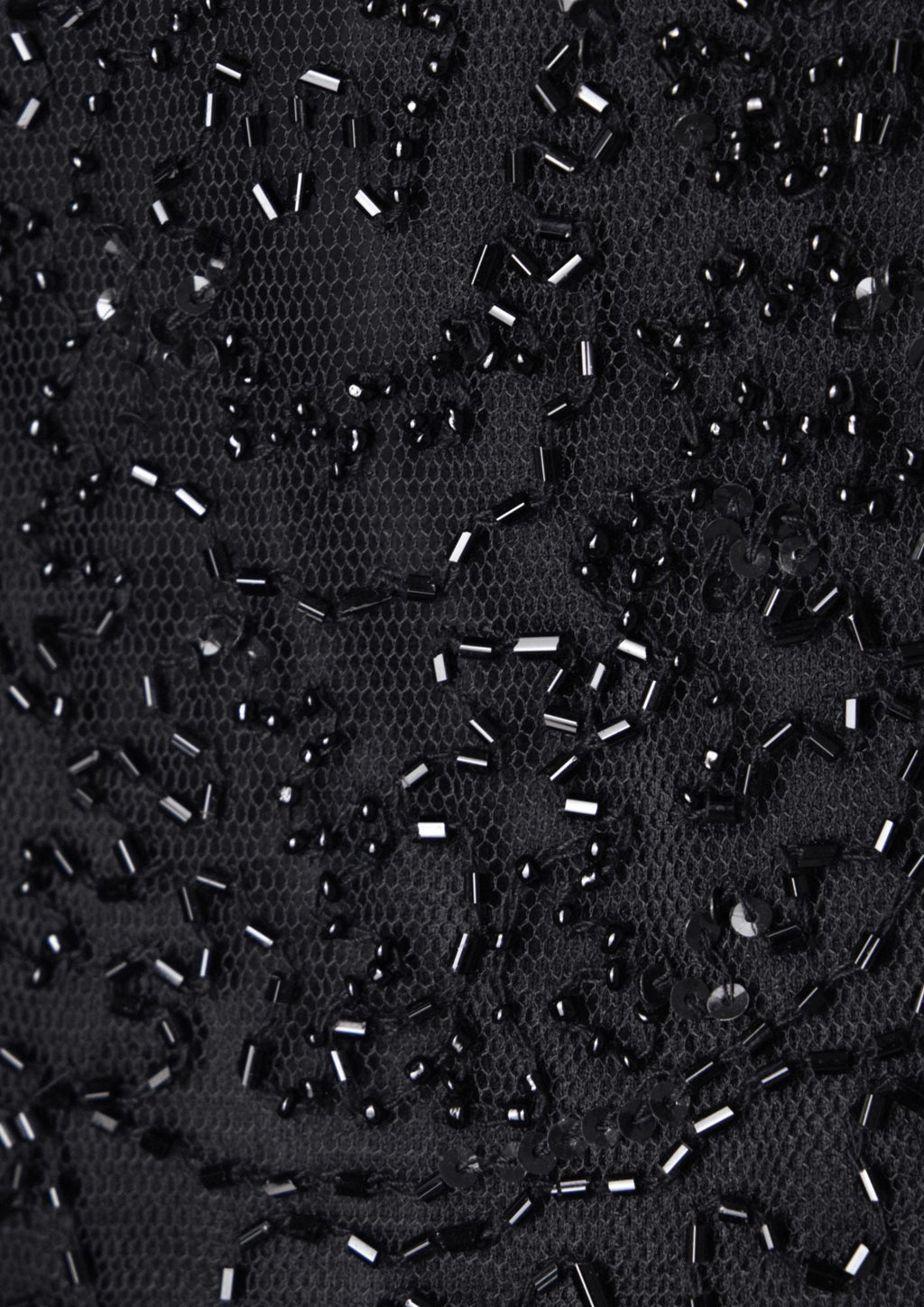 Frank Usher Black Beaded Dress - Reloved - Timeless Styles