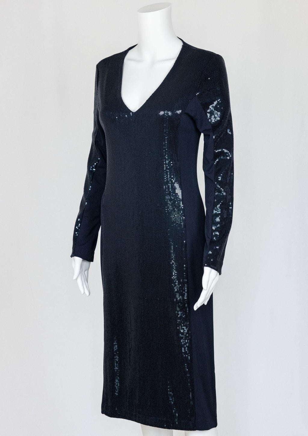 Georges Rech Paris Navy Blue Maxi Dress - Reloved - Timeless Styles