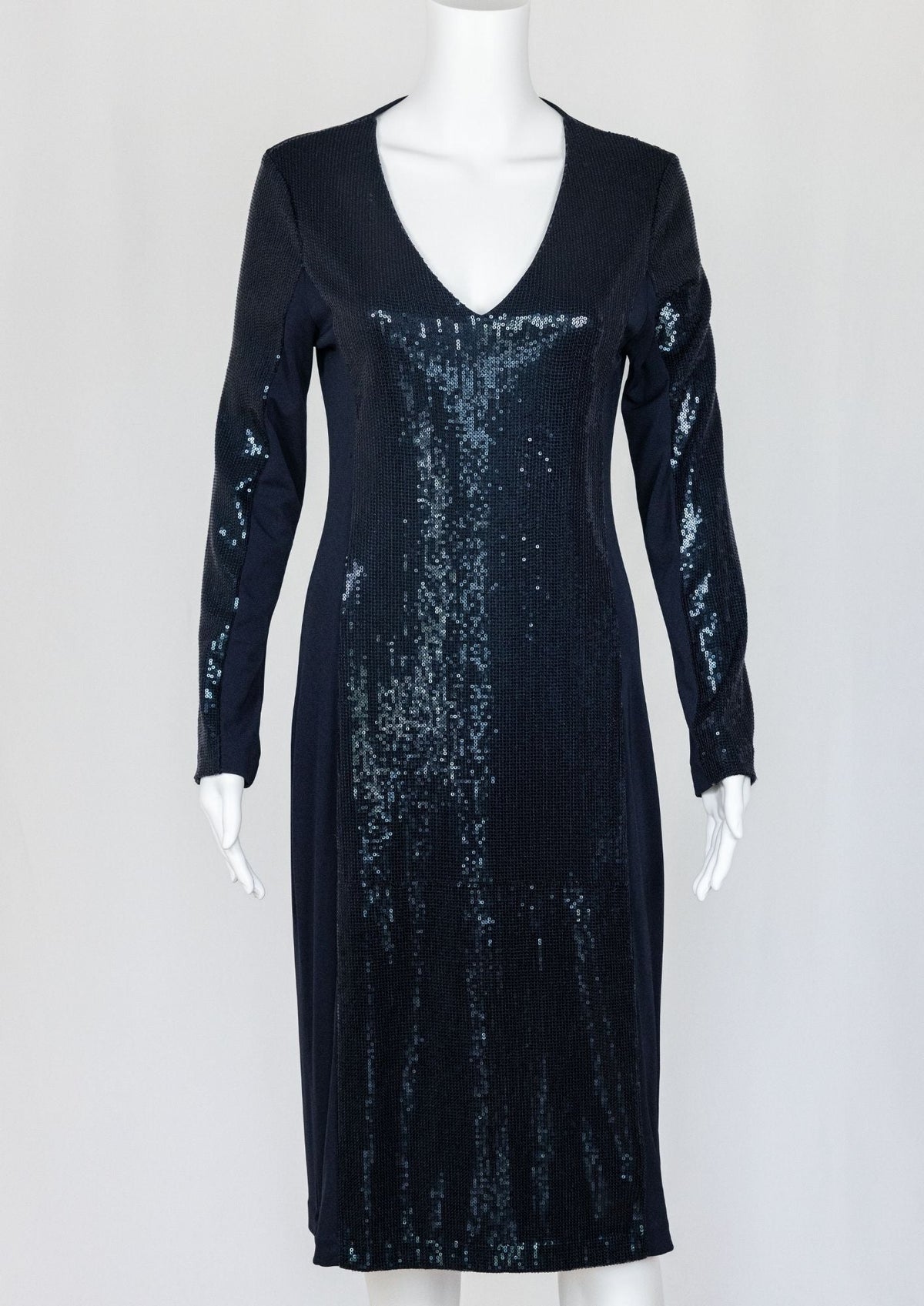 Georges Rech Paris Navy Blue Maxi Dress - Reloved - Timeless Styles