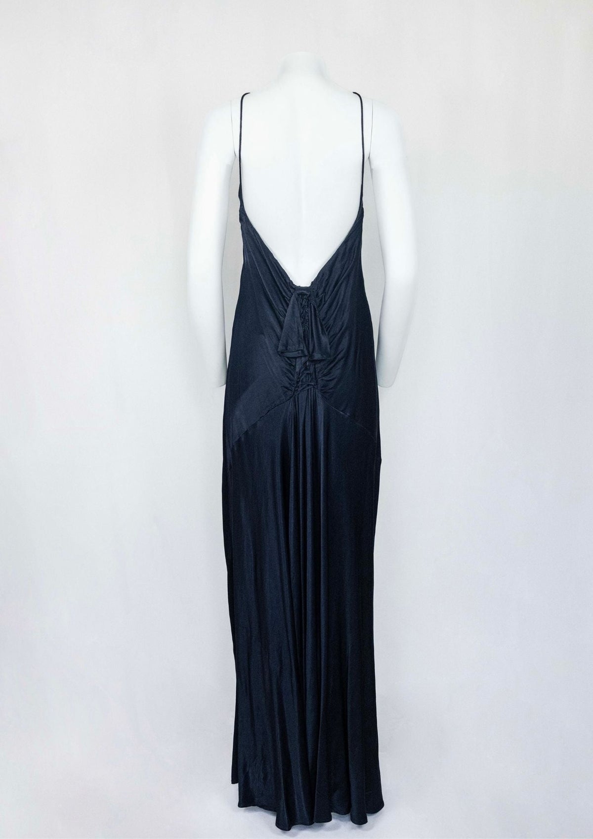 Ghost London Navy Blue Maxi Dress - Reloved - Timeless Styles