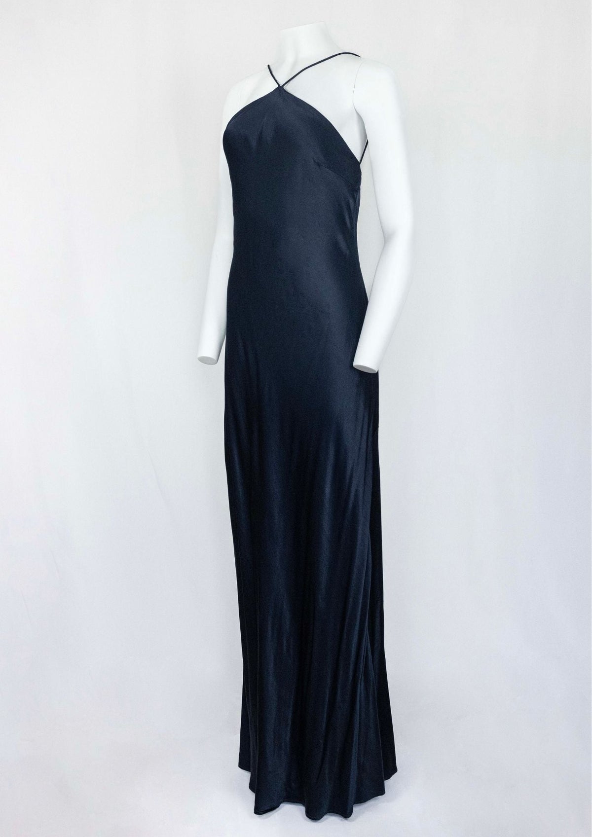 Ghost London Navy Blue Maxi Dress - Reloved - Timeless Styles