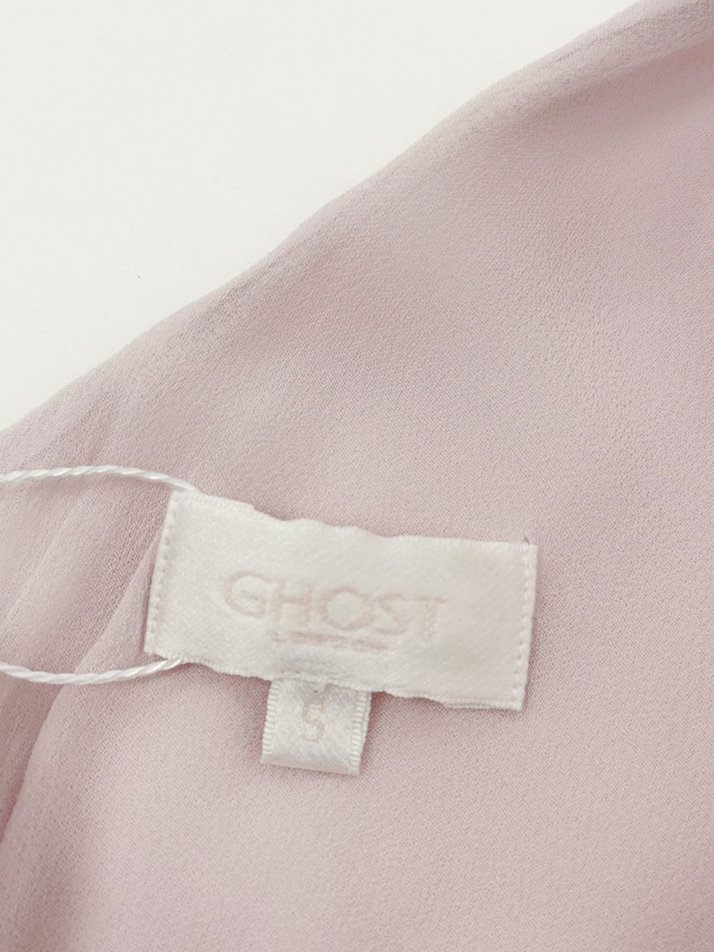 Ghost London Pink Satin Maxi Dress - Reloved - Evening and Occasion Wear