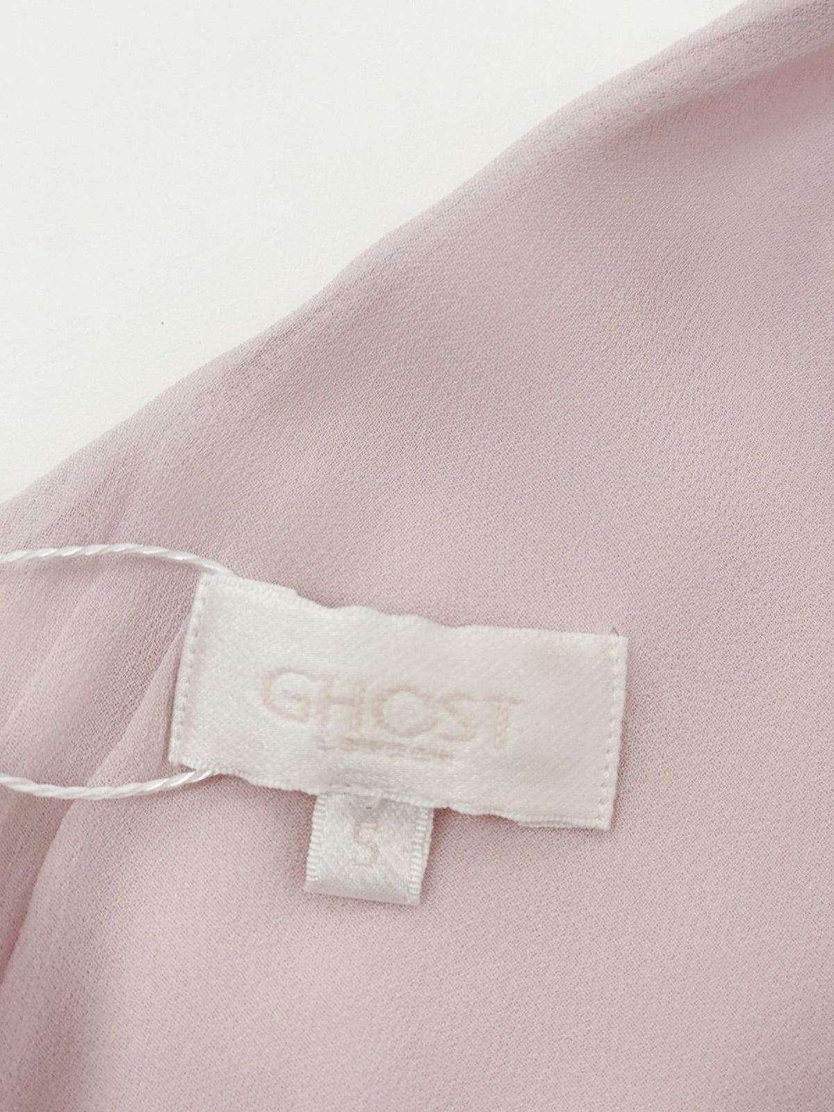 Ghost London Pink Satin Maxi Dress - Reloved - Evening and Occasion Wear