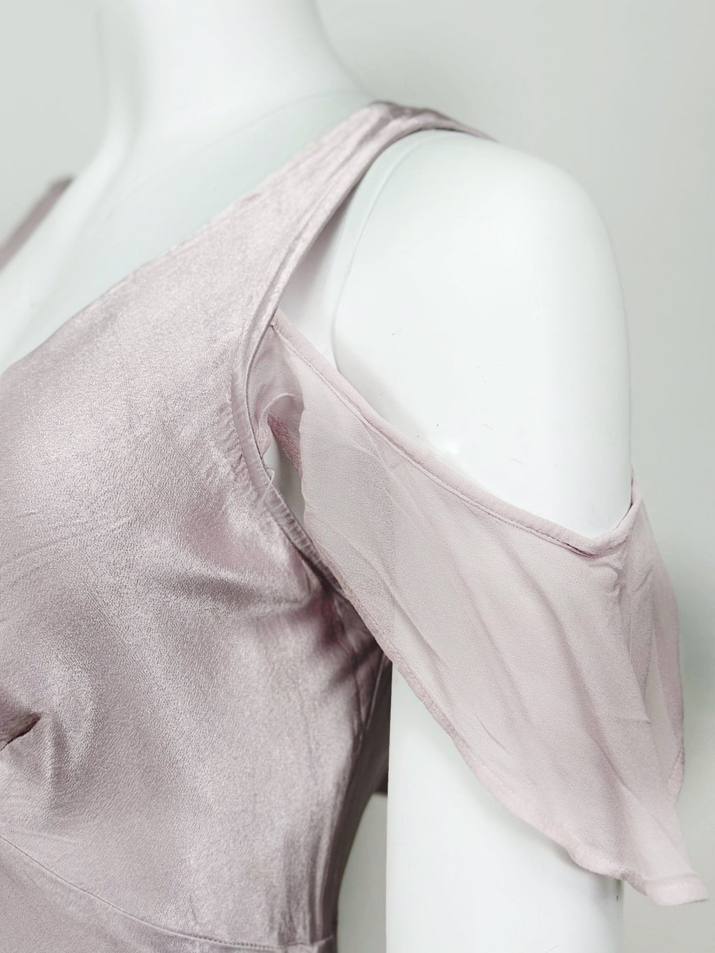 Ghost London Pink Satin Maxi Dress - Reloved - Evening and Occasion Wear