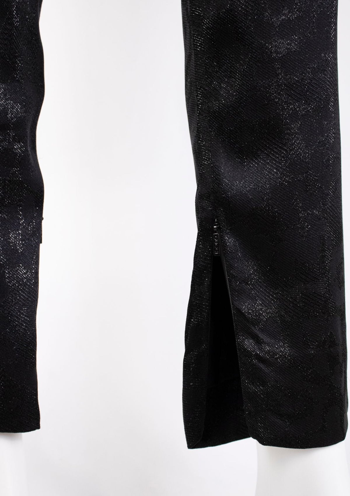 Gucci Black Jacquard Trousers - Reloved - Timeless Styles