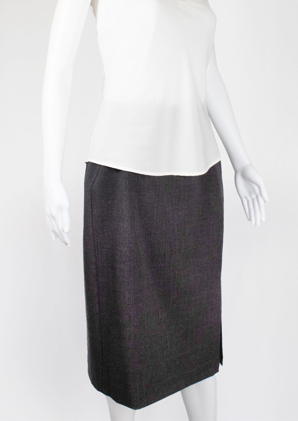 Gucci Charcoal Pencil Skirt - Reloved - Timeless Styles