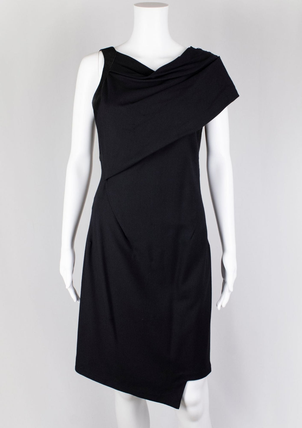 Helmut Lang Asymmetric Black Dress - Reloved - Timeless Styles