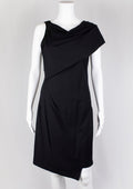 Helmut Lang Asymmetric Black Dress - Reloved - Timeless Styles