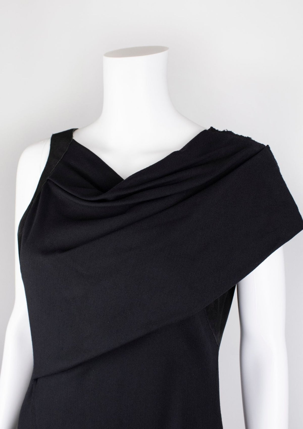 Helmut Lang Asymmetric Black Dress - Reloved - Timeless Styles