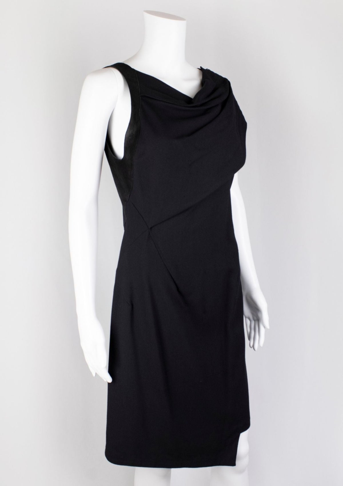 Helmut Lang Asymmetric Black Dress - Reloved - Timeless Styles