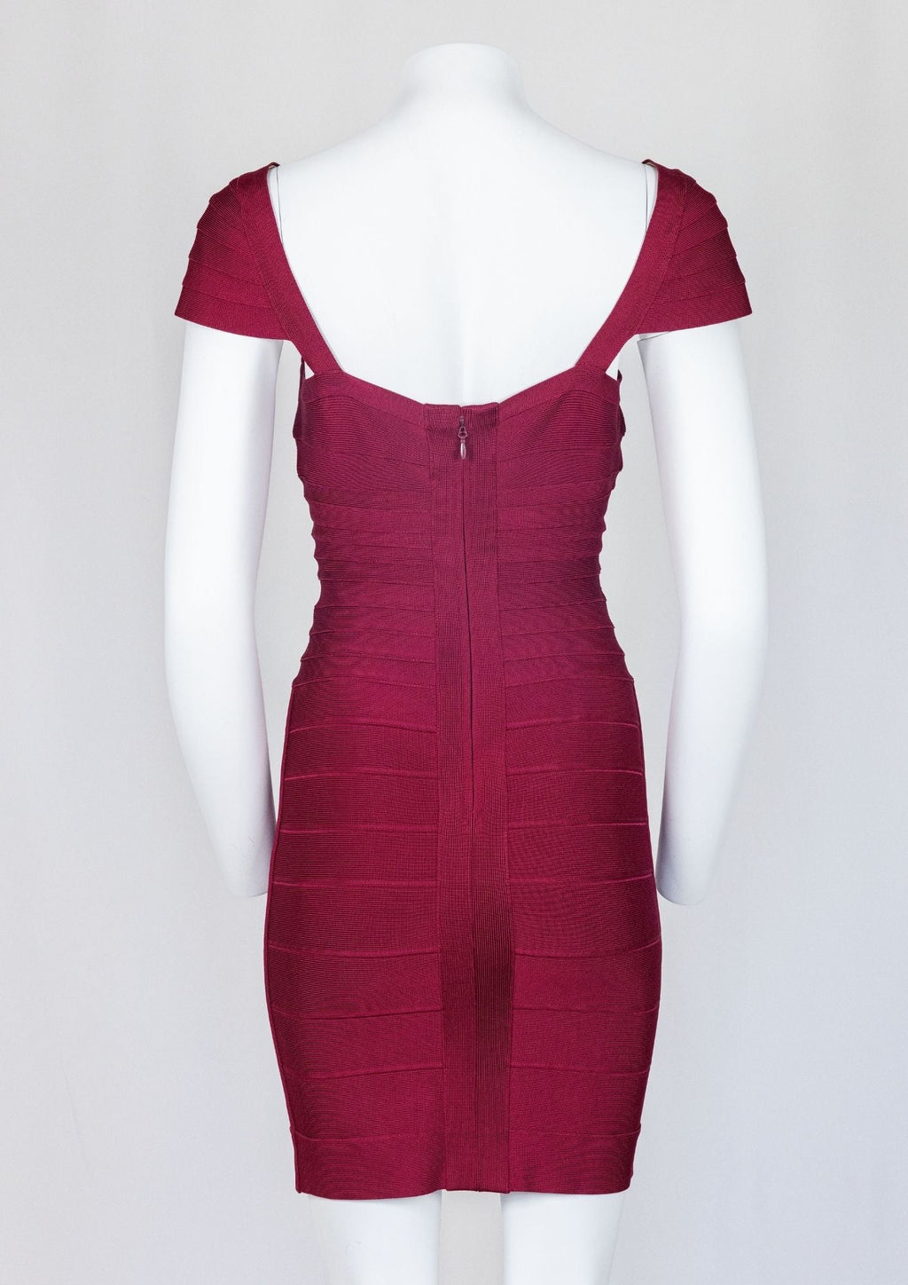 Herve Leger Burgundy Dress - Reloved - Timeless Styles