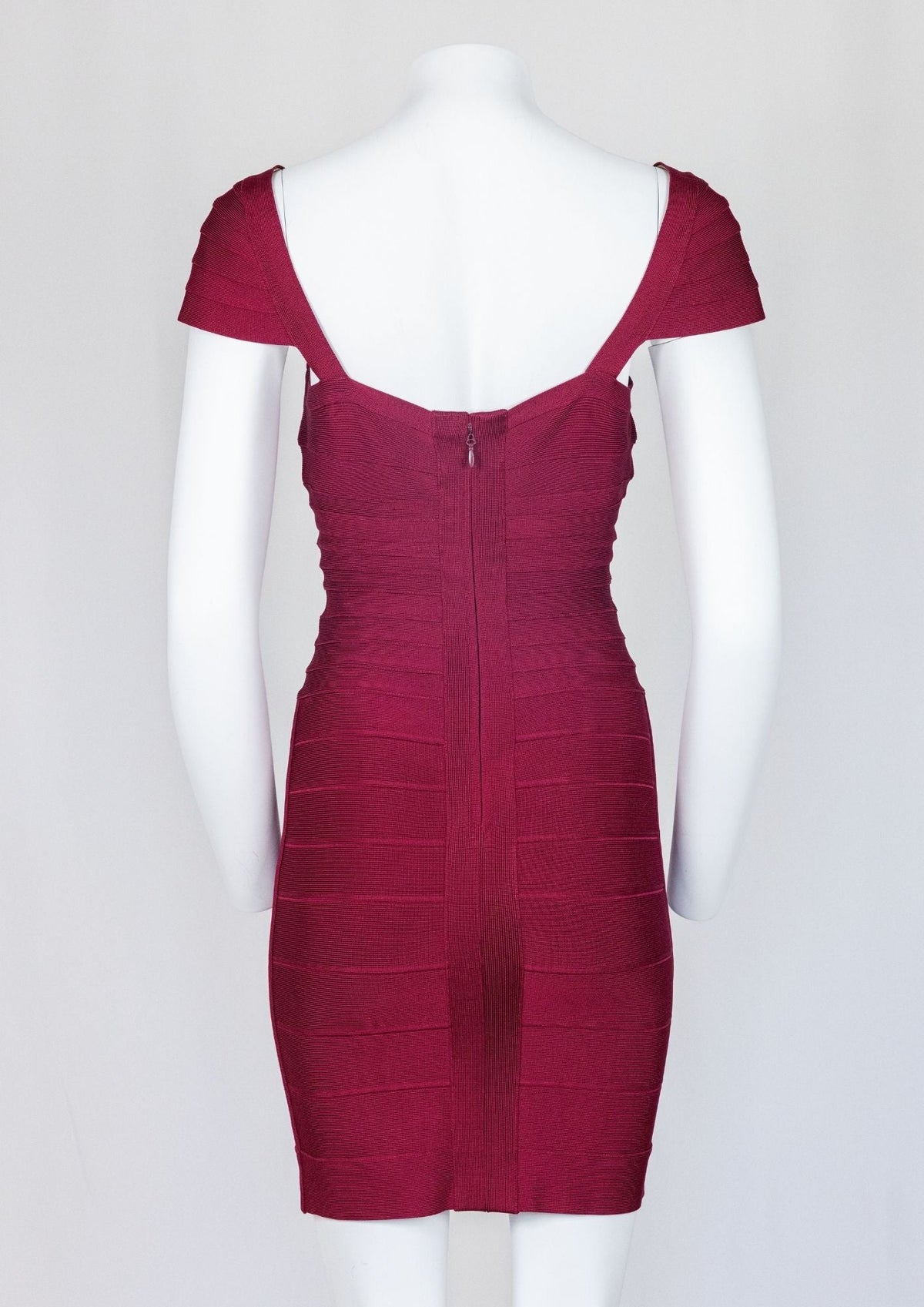 Herve Leger Burgundy Dress - Reloved - Timeless Styles