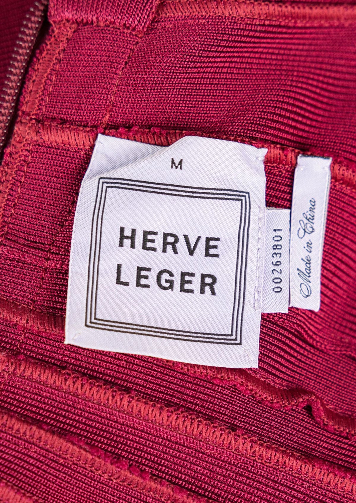 Herve Leger Burgundy Dress - Reloved - Timeless Styles
