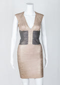 Herve Leger Gold Dress - Reloved - Timeless Styles