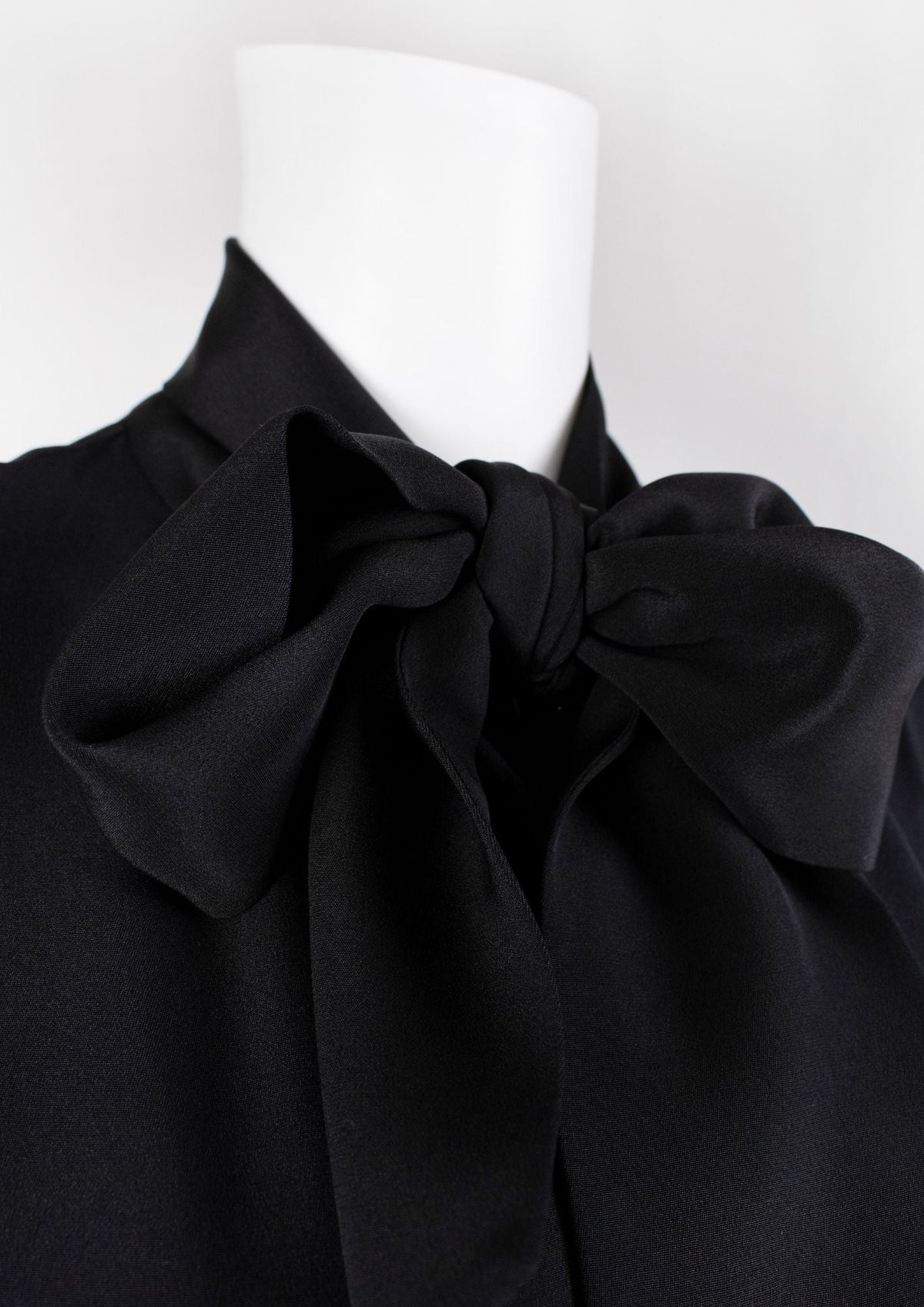 Joseph Black Bow - Tie Blouse - Reloved - Timeless Styles