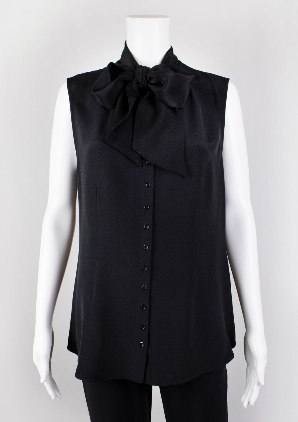 Joseph Black Bow - Tie Blouse - Reloved - Timeless Styles