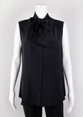 Joseph Black Bow - Tie Blouse - Reloved - Timeless Styles