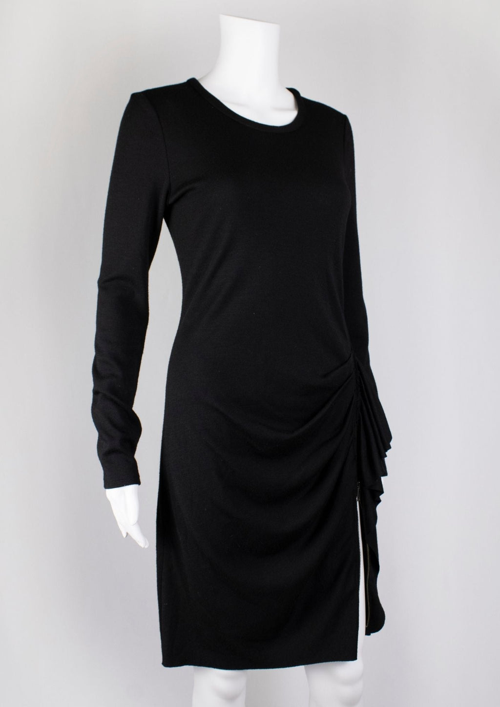 Joseph Black Draped Zip Dress - Reloved - Timeless Styles